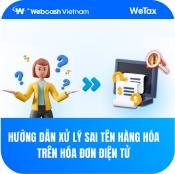 Cách Xử Lý Sai Tên Hàng Hóa Trên Hóa Đơn Điện Tử