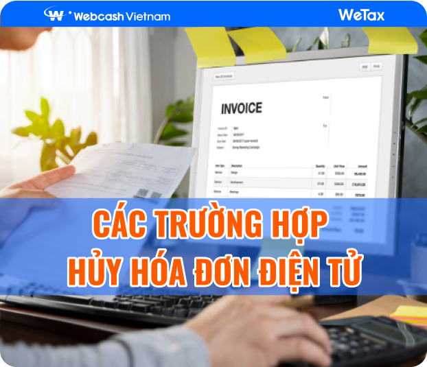 Các Trường Hợp Hủy Hóa Đơn Điện Tử Mới 2024